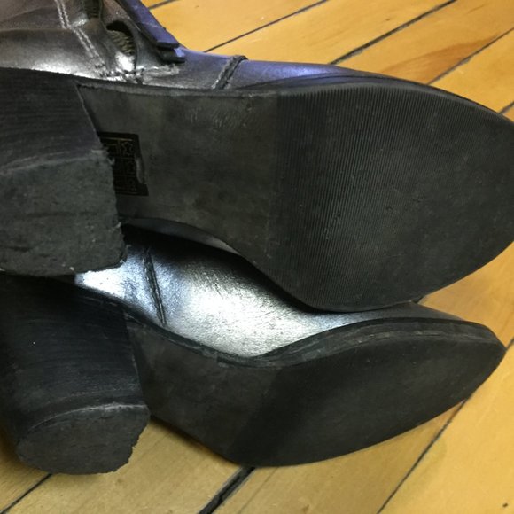 Acne Studios Pistol Boot Short silver leather 37 - Picture 8 of 11